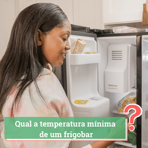 qual a temperatura mínima de um frigobar